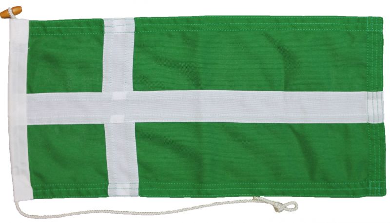 1yd 36x18in 91x45cm Isle of Barra flag (woven MoD fabric)